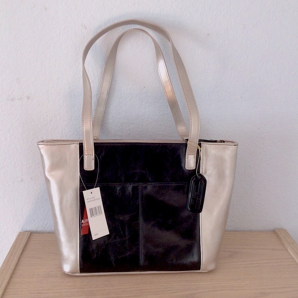 Aurielle Leather Tote Bag - Picture 2 of 6
